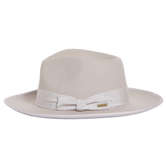 Introducing the Ivory Short Brim Fedora with Band, a stylish and versatile accessory for your fashion collection. This elegant fedora features a shorter brim and a chic band, adding a touch of class to any ensemble. With its timeless design, it's the ideal choice to enhance your style and make a statement on any occasion.