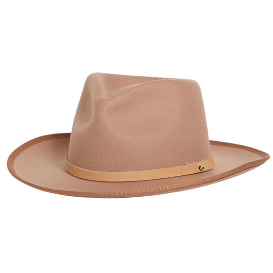 Introducing the Good Future Brown Wide Brim Fedora with Leather Band, the epitome of timeless elegance. This exquisite fedora exudes sophistication, featuring a wide brim and a stylish leather band. Crafted by Good Future, it's a symbol of quality and style, a must-have for those seeking both fashion and distinction.