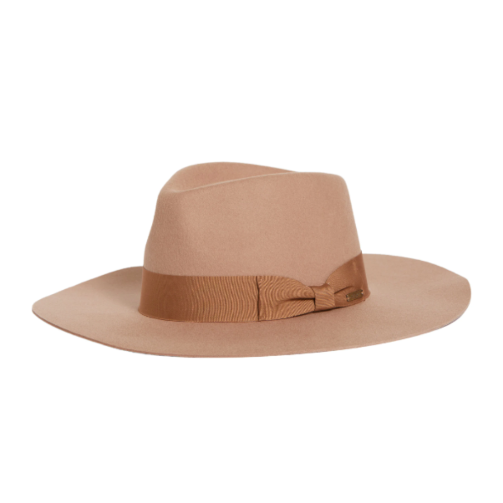 Presenting the Brown Wide Brim Fedora with Band, a symbol of timeless sophistication. This classic fedora showcases a wide brim and a tasteful band, effortlessly blending traditional charm with contemporary style. An essential accessory that exudes refinement, it's the perfect choice to elevate your fashion game for any occasion.